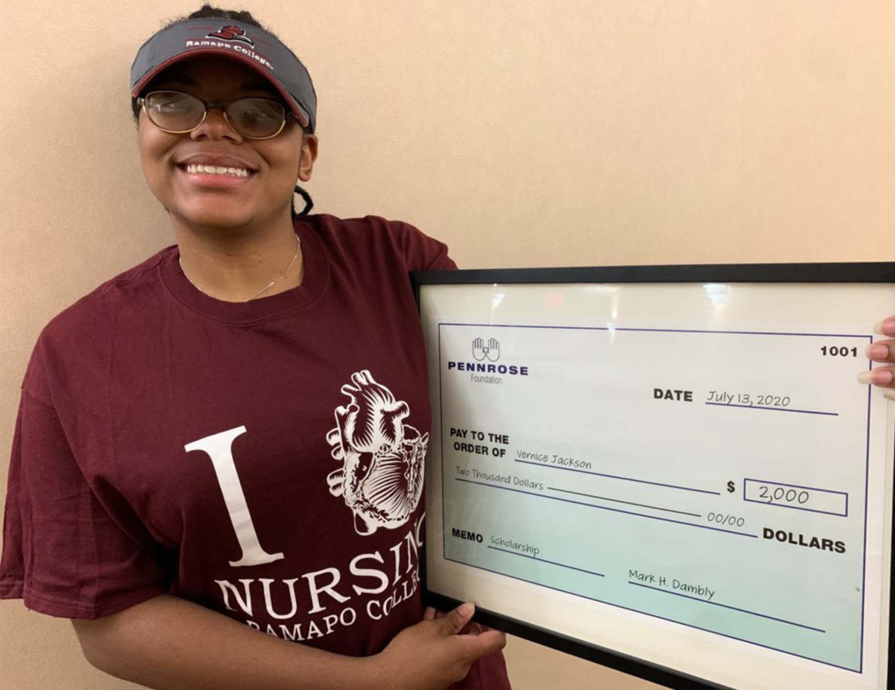 2020 Vernice Harewood Liberty Place Recipient