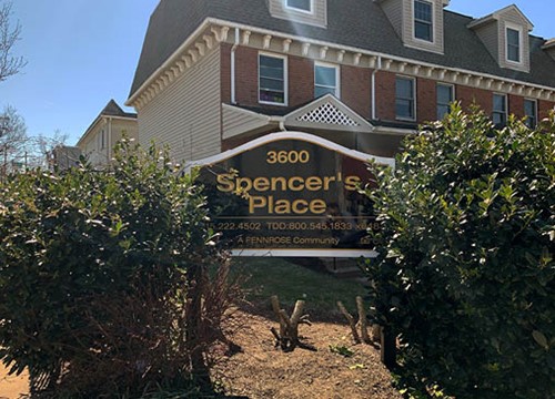 Spencers Place Sign